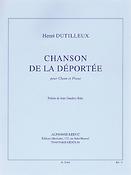 Henri Dutilleux: Chanson De La Deportee