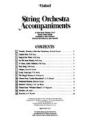 String Orchestra Acc. to Solos from Vol.s 1 & 2