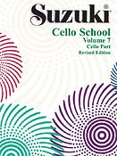 Suzuki Cello School Cello Part Volume 7 (Revised)