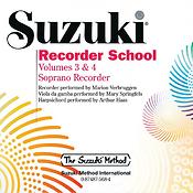 Suzuki Recorder School Soprano Rec. CD, Vol. 3 & 4