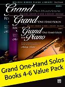 Grand One-Hand Solos Books 4-6 Value Pack