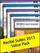 Alfred's Recital Suites Value Pack 2013