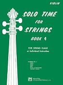 Solo Time For Strings, Book 4