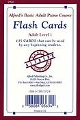 Alfred's Basic Adult PIano Course 1 Flash Cards