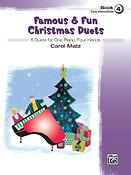 Carol Matz: Famous & Fun Christmas Duets, Book 4