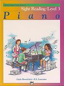 Alfred's Basic Piano Library Sight Reading Book 3