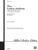 Two Lenten Anthems (SATB)