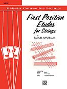 Samuel Applebaum: First Position Etudes For Strings (Viool)
