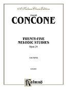 Concone: Twenty-five Melodious Studies, Op. 24