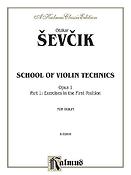 Sevcik: School of Violin Technics, Op. 1, Volume I
