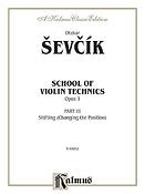 Sevcik: School of Violin Technics, Op. 1, Volume III