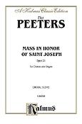 Flor Peeters: Mass in honor of St. Joseph (SATB)