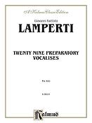 Lamberti: Twenty-nine Preparatory Vocalises