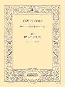 Gabriel Fauré: Barcarolle N04 Op. 44