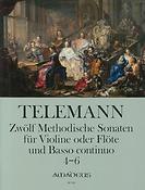 Telemann: 12 Methodische Sonaten 2 (4-6)