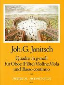 Johann Gottlieb Janitsch: Quadro g-moll O Haupt voll Blut und Wunden