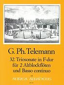 Telemann: 32nd Trio sonata F major TWV 42:F7