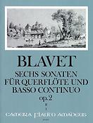 Michel Blavet: 6 Sonaten 2 Op.2