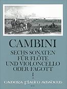 Giuseppe Cambini: 6 Sonaten