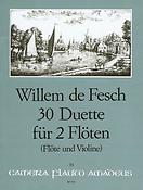 Willem de Fesch: Duetten(30) Op.11