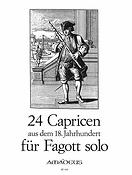 Oskar Peter: 24 Capricen aus dem 18. Jahrhundert