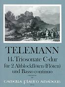 Telemann: 14th Trio sonata C major TWV Anh. 42:C1