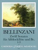Paolo Benedetto Bellinzani: Sonaten(12) 1 Op.3