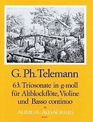 Telemann: Triosonate In G-Moll · Twv 42:G9
