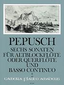 Johann Christoph Pepusch: 6 Sonaten - Band II: Sonaten 4-6
