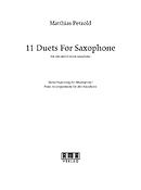 11 Duets for Altsaxophon - Klavierbegleitung