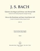 Bach: Kantate BWV 18  Gleichwie der Regen und Schnee vom Himmel fällt (Altviool 1)