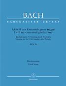 Bach: Kantate BWV 56 Ich will den Kreuzstab gerne tragen (Vocalscore)
