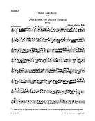 Bach: Kantate BWV 61  Nun komm, der Heiden Heiland (Viool 1)