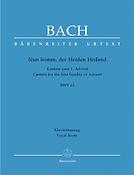 Bach: Kantate BWV 61  Nun komm, der Heiden Heiland (Vocal Score)
