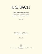 Bach: Kantate BWV 78  Jesu, der du meine Seele (Viool 1)