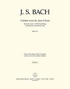 Bach: Kantate BWV 91  Gelobet seist du, Jesu Christ (Viool 1)