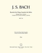 Bach: Kantate BWV 132  Bereitet die Wege, bereitet die Bahn (Hobo)