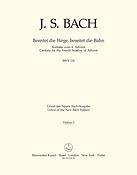 Bach: Kantate BWV 132  Bereitet die Wege, bereitet die Bahn (Viool 1)