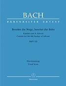 Bach: Kantate BWV 132 Bereitet Die Wege Bereitet Die Bahn