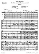 Bach: Kantate BWV 134  Ein Herz, das seinem Jesum lebend weiss  (SATB)