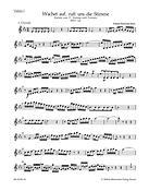 Bach: Kantate BWV 140 Wachet auf, ruft uns die Stimme (Viool 1)