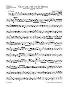 Bach: Kantate BWV 140 Wachet auf, ruft uns die Stimme (Cello/Kontrabas/Basso-Continuo)