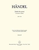 Handel: Zadok the priest HWV 258 (Viool 3)