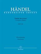 Handel: Zadok the priest HWV 258 (Vocal Score)