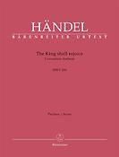 Handel: The King shall rejoice HWV 260 (Partituur)