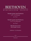 Sonata quasi una Fantasia for Pianoforte E-flat major, C-sharp minor op. 27/1+2 Moonlight Sonata