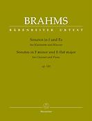 Brahms: Sonatas for Clarinet and Piano op. 120