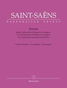 Saint-Saens: Sonata for Violoncello and Piano D major