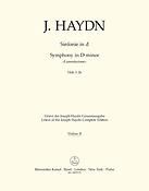 Jospeh Haydn: Symphony D minor Hob. I:26 Lamentazione (Viool 2)