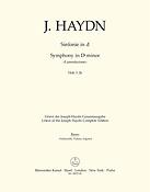 Jospeh Haydn: Symphony D minor Hob. I:26 Lamentazione (Cello/Kontrabas)